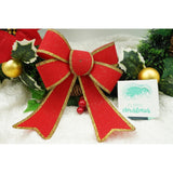 Funda pentru brad, Rosie, cu margini aurii, 15 x 23 cm, PVC, Flippy - vivimall.ro