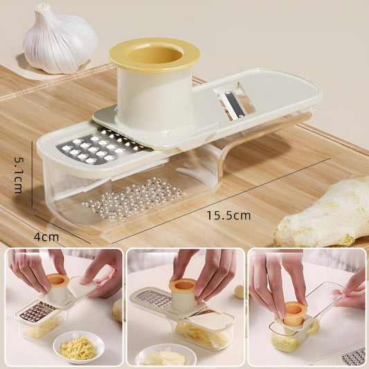 Razatoare Manuala pentru legume, Vivimall, Recipient depozitare, Alb - vivimall.ro