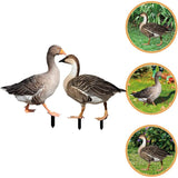 Decoratiune de Gradina, Vivimall, Model Gasca Salbatica, Tip Placa, Grosime 3 mm, Fata-Verso, 27 x 30 cm, Maro - vivimall.ro