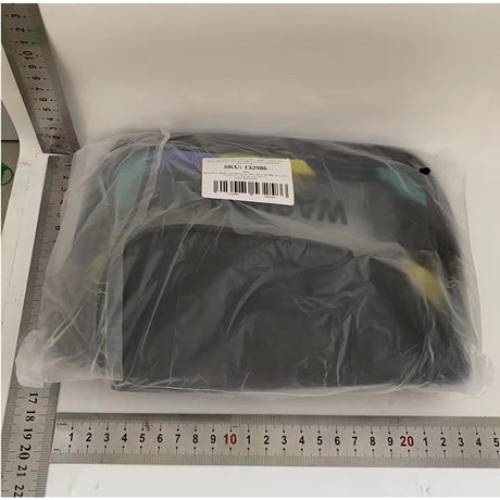 Geanta Cosmetice de Voiaj Vivimall, Impermeabila, Translucida Mata, 22 x 16 x 14 cm, Negru - vivimall.ro