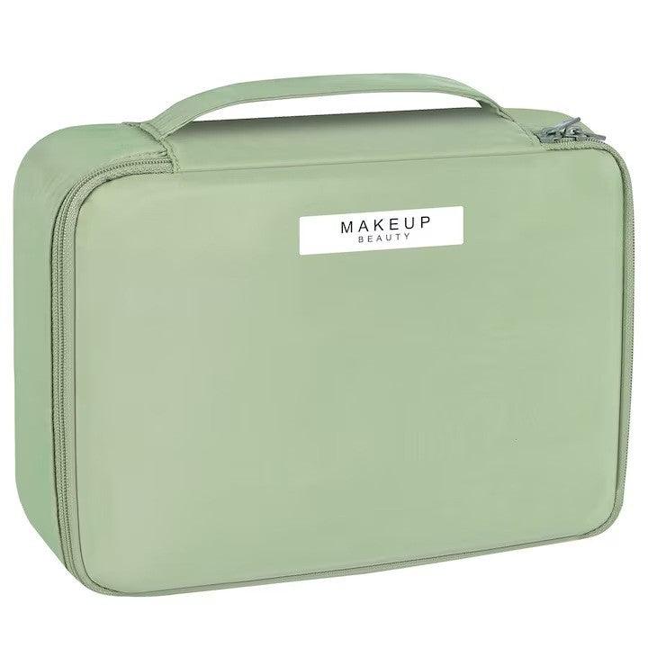 Geanta De Calatorie, Pentru Cosmetice Si Articole De Toaleta, Material Impermeabil, 2 In 1, Portfard Interior Detasabil