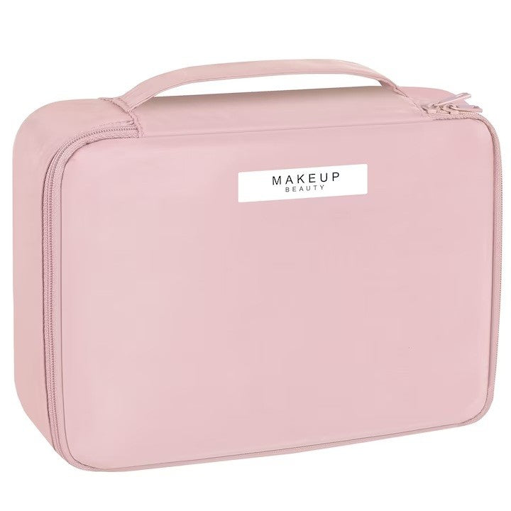 Geanta De Calatorie, Pentru Cosmetice Si Articole De Toaleta, Material Impermeabil, 2 In 1, Portfard Interior Detasabil