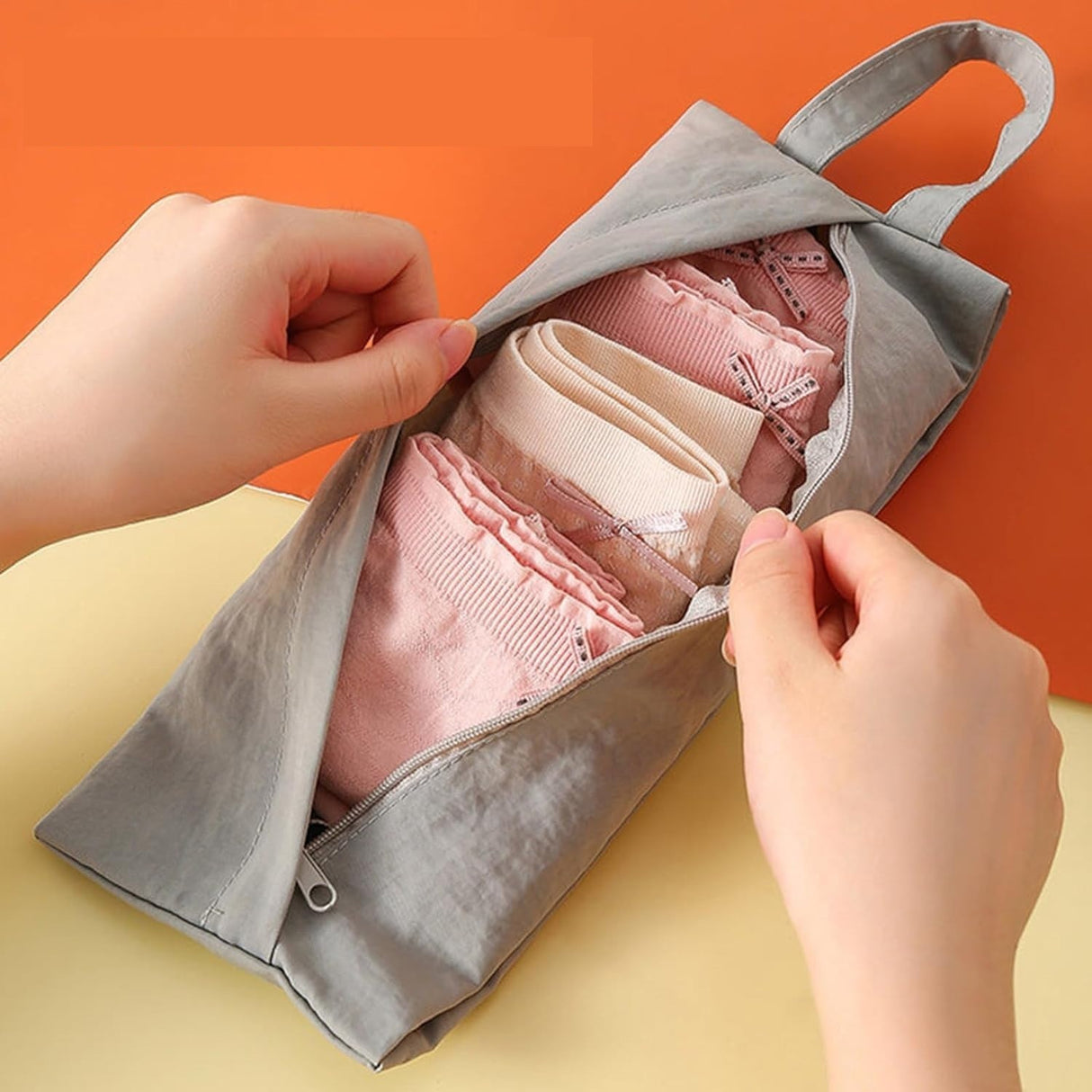 Geanta De Depozitare, Pentru Haine Mici, Lenjerie, Sosete, Cosmetice, Impermeabila, Cu Maner,