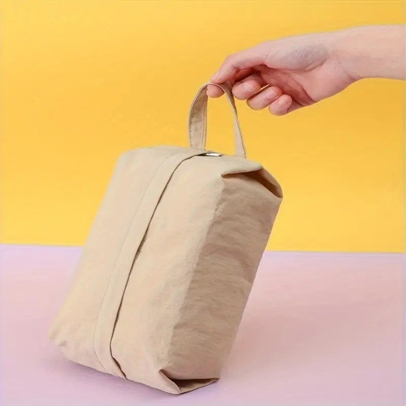 Geanta De Depozitare, Pentru Haine Mici, Lenjerie, Sosete, Cosmetice, Impermeabila, Cu Maner, Crem - vivimall.ro