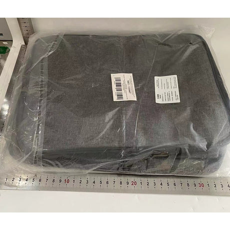 Geanta Vivimall pentru Depozitare Acte si Documente, Facturi, Carduri, cu Cod de Securitate, 5 Compartimente, Impermeabila, 37 x 20 x 27 cm, Gri - vivimall.ro