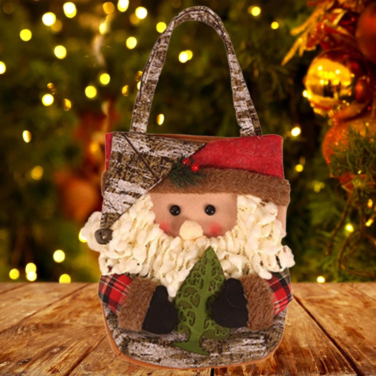 Geanta Pentru Cadouri De Craciun, Decoratiune Sarbatori - vivimall.ro