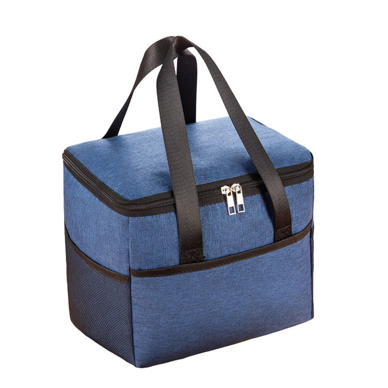 Geanta Termica Pentru Pranz, Compartimente Telefon Si Tacamuri, Multifunctionala, Impermeabila, 24X18X21 Cm - vivimall.ro