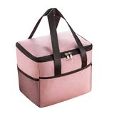 Geanta Termica Pentru Pranz, Compartimente Telefon Si Tacamuri, Multifunctionala, Impermeabila, 24X18X21 Cm - vivimall.ro