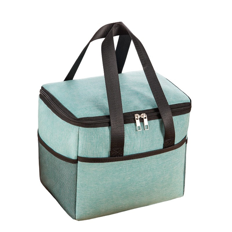 Geanta Termica Pentru Pranz, Compartimente Telefon Si Tacamuri, Multifunctionala, Impermeabila, 24X18X21 Cm - vivimall.ro