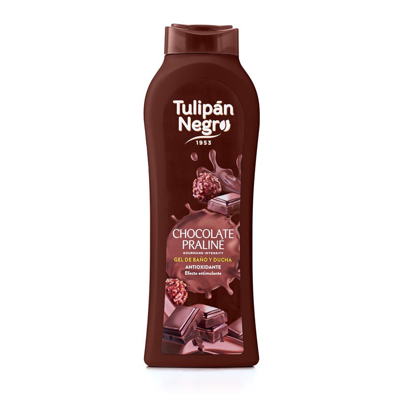 Gel de dus Chocolate Praline Tulipan Negro 650 ml - Distracție Aromată pentru Duș