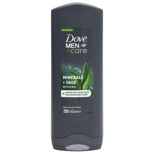 Gel de Dus, Dove, 250 ml Men Minerals Sage