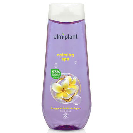Gel de Dus, Elmiplant, Cu Frangipani si Ulei de Argan, 400 ml - vivimall.ro