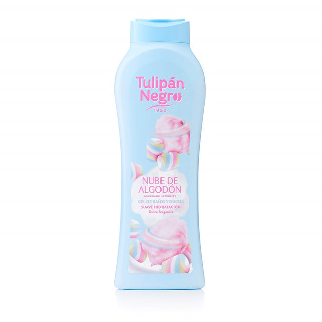 Gel de dus Nube de Algodon, Tulipan Negro, 650 ml, Hidratare Moale