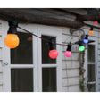 Ghirlandă luminoasă LED Vivimall model Bulb, 10 m, 20 becuri multicolor, vedere de ansamblu