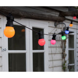 Ghirlandă luminoasă LED Vivimall model Bulb, 10 m, 20 becuri multicolor, vedere de ansamblu