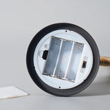 Lampa veghe Vivimall, semi-luna cu glob din sticla, led, 28x15 cm, alb cald - vivimall.ro