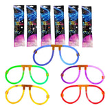 Ochelari Decorativi, Vivimall, din Plastic, Fluorescenti, Accesoriu Petrecere, Roz - vivimall.ro