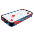 Masa Air Hockey Graffiti fara Picioare, Vivimall, PVC, 2 Pucuri, Tabela Scor, 2 Impingatoare, 76x38x9 cm, Albastru - vivimall.ro