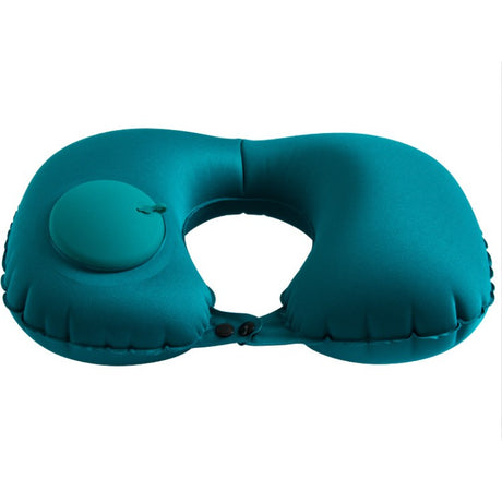 Perna Pentru Gat Portabila, Umflare Prin Apasare, Usor De Depozitat, Imbracata In Material Catifelat, In Forma De U, 40 X 28 Cm, Verde - vivimall.ro