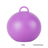 Greutate pentru Baloane, Flippy, Accesoriu Party, 5.5x5.5 cm, 120 g, Mov