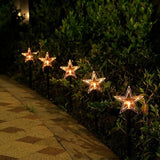 Set 5 Lampi Solare Led De Exterior, Pentru Gradina, 35.5 Cm