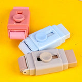 Radiera, Vivimall, cu 2 Rezerve, Reglare Pull-Push, din Cauciuc, Crem - vivimall.ro