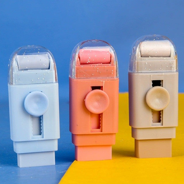 Radiera Reglare Pull-Push Crem | RefillEase - vivimall.ro