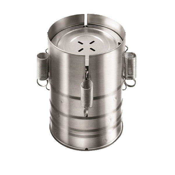 Presa Din Inox Pentru Preparat Sunca Presata, Cu Capac, Dimensiune Reglabila In 3 Trepte, 15 X 15 X 18 Cm, Argintiu - vivimall.ro