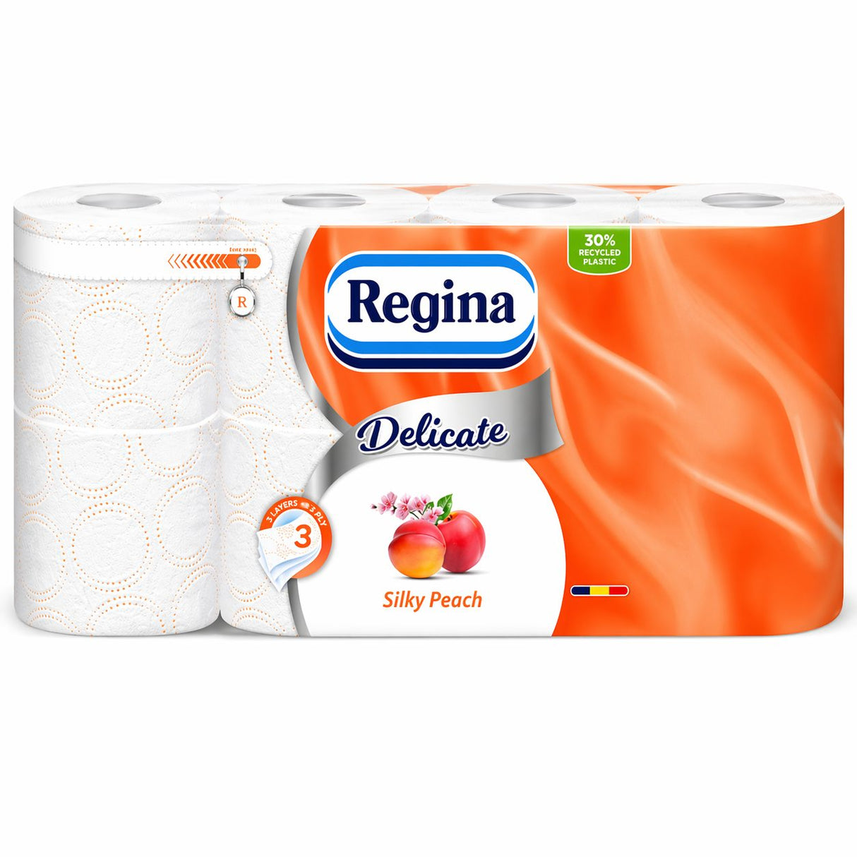 Hartie Igienica Aromata, Regina, 3 Straturi, Set 8 Role, Moale si Rezistenta pentru Utilizare Zilnica - vivimall.ro