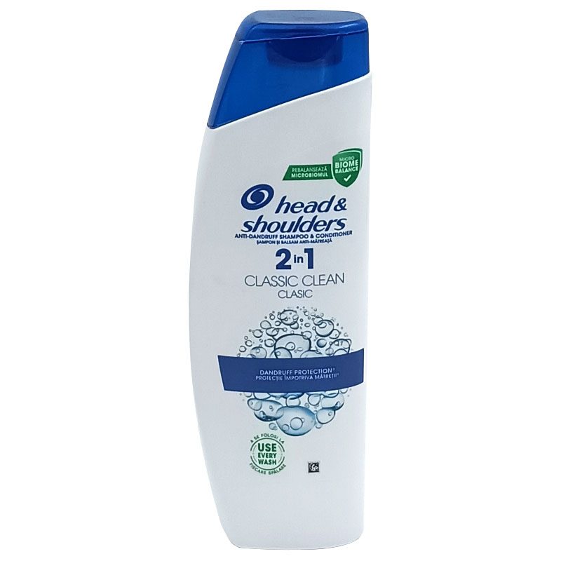Sampon, HEAD&SHOULDERS, 2 in 1 Clasic Clean, 330 ml - vivimall.ro