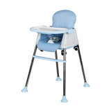 Scaun De Masa Pliabil 3In1, Reglabil, Multifunctional, 3 Pozitii, Masuta Si Husa Detasabile, Roti, Centura De Siguranta, Ajustare Inaltime