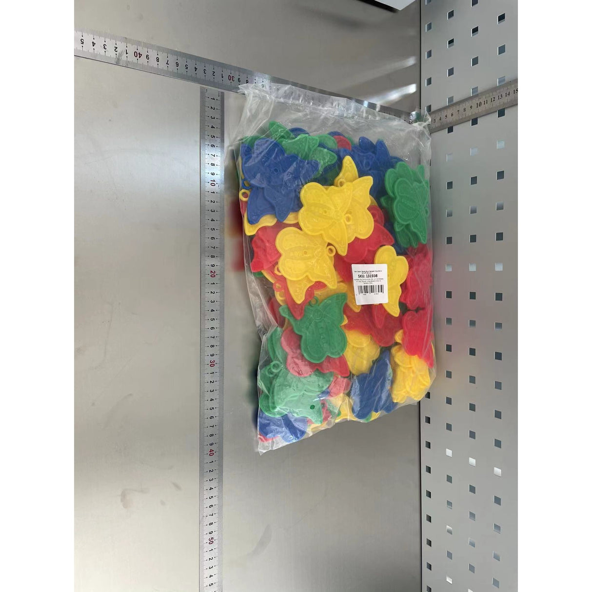 Set 4 Greutati Pentru Baloanele Cu Heliu, 30 Grame, Plastic, Forma Fluture - vivimall.ro