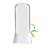 Recipient De Pastrare A Ierburilor Cu Capac De Umplere Cu Apa, Proaspat, Curat, Fara Bpa, Practic, Durabil, 27X16 Cm, Alb - vivimall.ro