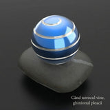 Detaliu rulment inox spinner metalic Flippy, mecanism de rotație fluidă, aliaj zinc