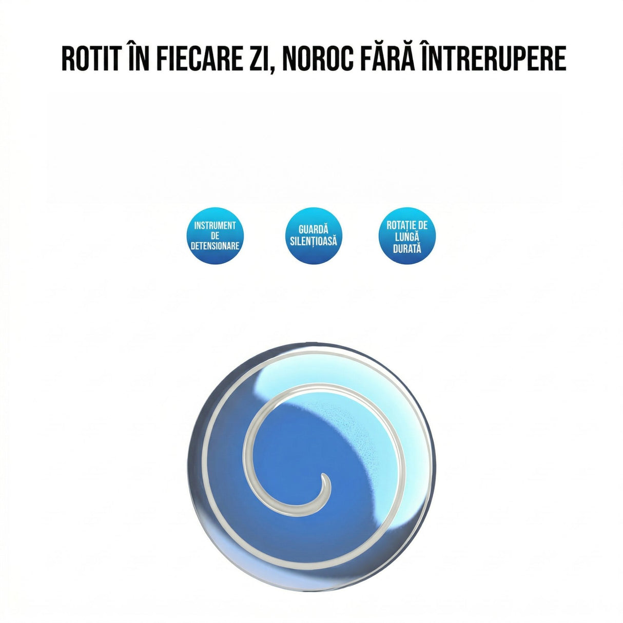 Sferă fidget spinner Flippy în mână, dimensiune 40 mm, jucărie antistres pentru adulți
