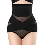 Lenjerie Modelatoare pentru Abdomen, Vivimall, cu Talie Inalta si Corset, Negru, Push-Up, Marimea M - vivimall.ro