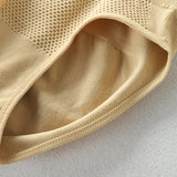 Lenjerie Modelatoare Postpartum, cu Talie Inalta, Control al Burticii, Compresie Mare, Insertii din Silicon pentru Sustinere, Nude, Marimea M/L - vivimall.ro