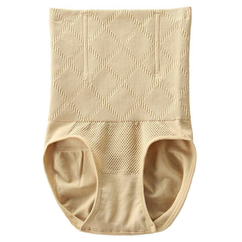 Lenjerie Modelatoare Postpartum, cu Talie Inalta, Control al Burticii, Compresie Mare, Insertii din Silicon pentru Sustinere, Nude, Marimea M/L - vivimall.ro