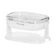 Savoniera Cu Suport 2 In 1, Pentru Perete Sau Blat, Pet, Scurgere Optima - vivimall.ro