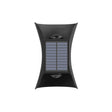 Lampa Solara Led Bidirectionala Bicolora, Comutator Culoare Led, Ip65, Rezistent La Apa, Baterie 1.5 V, 400Mah, 2 Led-Uri, 13.5 X 9 Cm, Material Abs, Multicolor - vivimall.ro