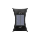 Lampa Solara Led Bidirectionala Bicolora, Comutator Culoare Led, Ip65, Rezistent La Apa, Baterie 1.5 V, 400Mah, 2 Led-Uri, 13.5 X 9 Cm, Material Abs, Multicolor - vivimall.ro