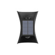 Lampa solara LED bidirectionala bicolora Vivimall, comutator culoare led, IP65, rezistent la apa, baterie 1.5 V, 400mah, 2 LED-uri, 13.5 x 9 cm, material ABS, multicolor - vivimall.ro