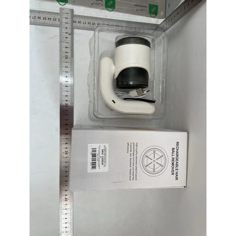 Aparat Pentru Curatat Scame, Par Si Praf, Vivimall, cu LED, Pentru Diferite Tipuri De Material, Cu Lame Din Otel Inoxidabil, Compartiment de Depozitare, Maner Reglabil, 11x10.5x8.7 cm, Alb