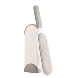 Perie Electrostatica, Vivimall, Pentru Curatarea Parului de pe Haine si Tapiterii, 2 Fete, Autocuratare, 33 x 7.5 cm, Gri - vivimall.ro