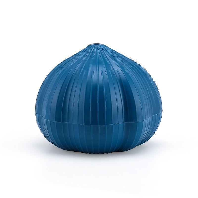 Presa Manuala Pentru Usturoi, Model Usturoi, 7 X 7.5 Cm, Din Plastic, Albastru Inchis - vivimall.ro