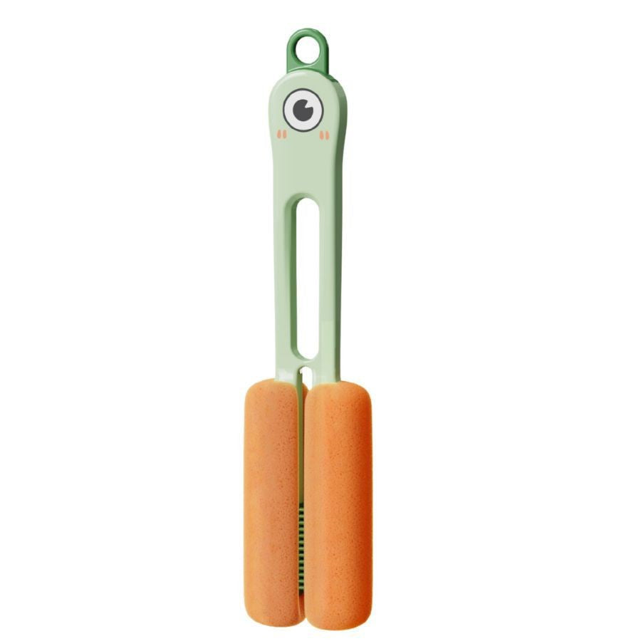 Perie De Curatat Pahare, Cani, Sticle, Cu Maner Lung Si Burete, Accesorii Pentru Spalarea Paielor Si Capacelor, Usor De Agatat, 27.5X11.4X6Cm - vivimall.ro