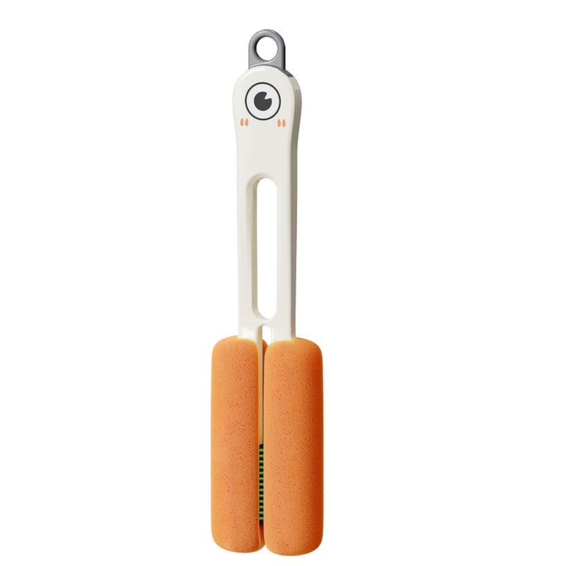 Perie De Curatat Pahare, Cani, Sticle, Cu Maner Lung Si Burete, Accesorii Pentru Spalarea Paielor Si Capacelor, Usor De Agatat, 27.5X11.4X6Cm - vivimall.ro