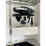 Aspirator de Mana Portabil Turbo, Flippy, pentru Uz Caznic sau Auto, Functie de Aspirare Umeda si Uscata, Incarcare la Priza, 32.000 rot/min, Putere 120W, Aspirare cu Vid de 4 Bar, 5 Accesorii pentru Spatii Inguste, Negru