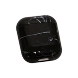 Husa AirPods cu Inel Prindere Marble Negru - vivimall.ro