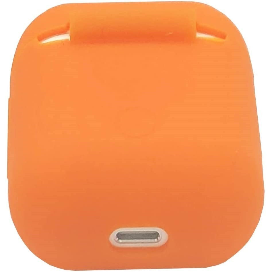 Husa AirPods cu Inel Prindere Portocaliu - vivimall.ro